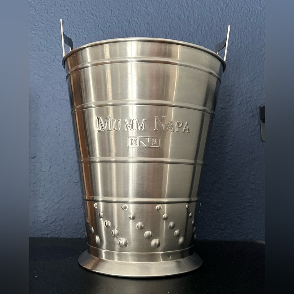 Mumm Napa Champagne Ice Bucket Metal
